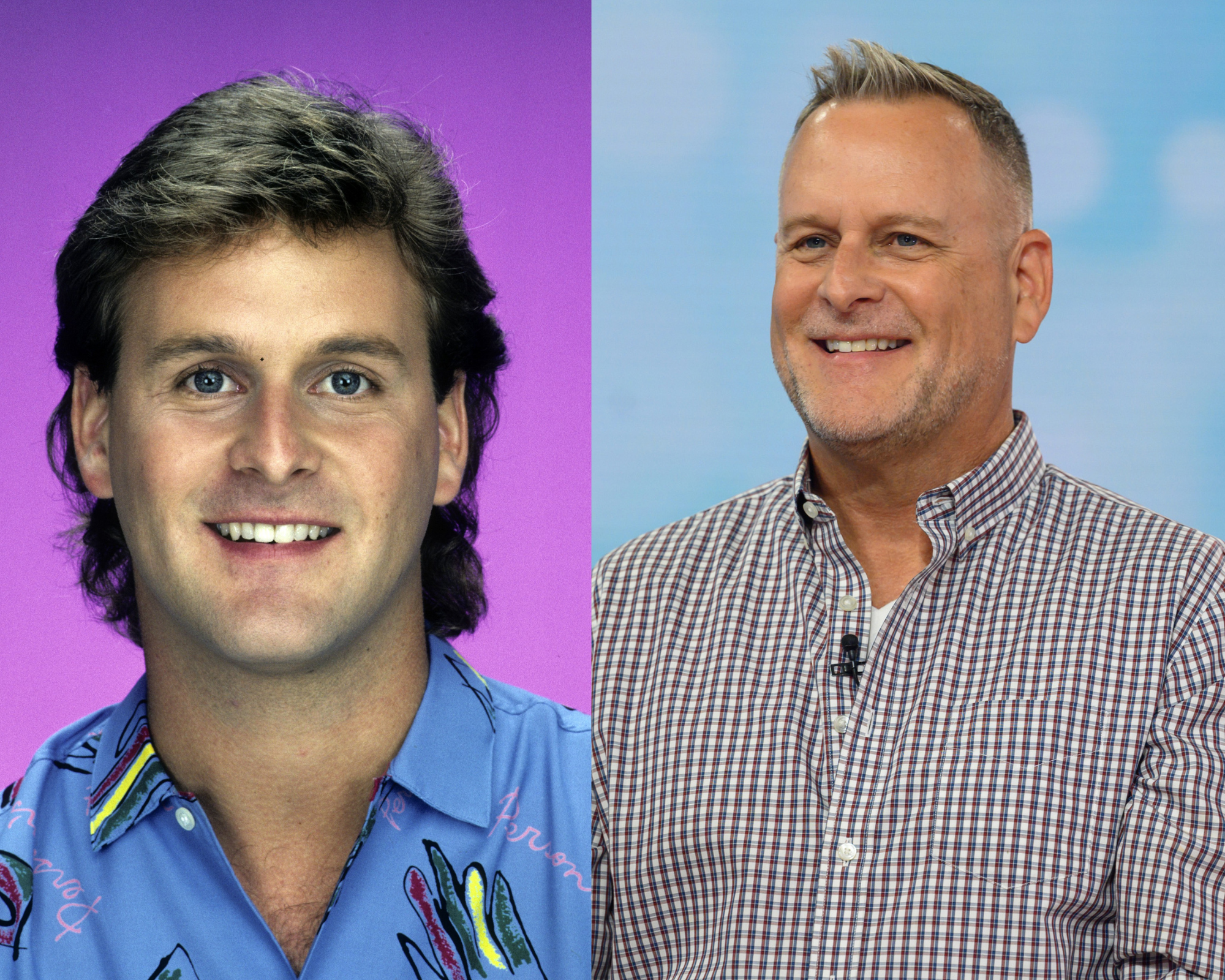 El actor Dave Coulier, el 12 de julio de 2022 | Dave Coulier en 1987 | Foto: Getty Images