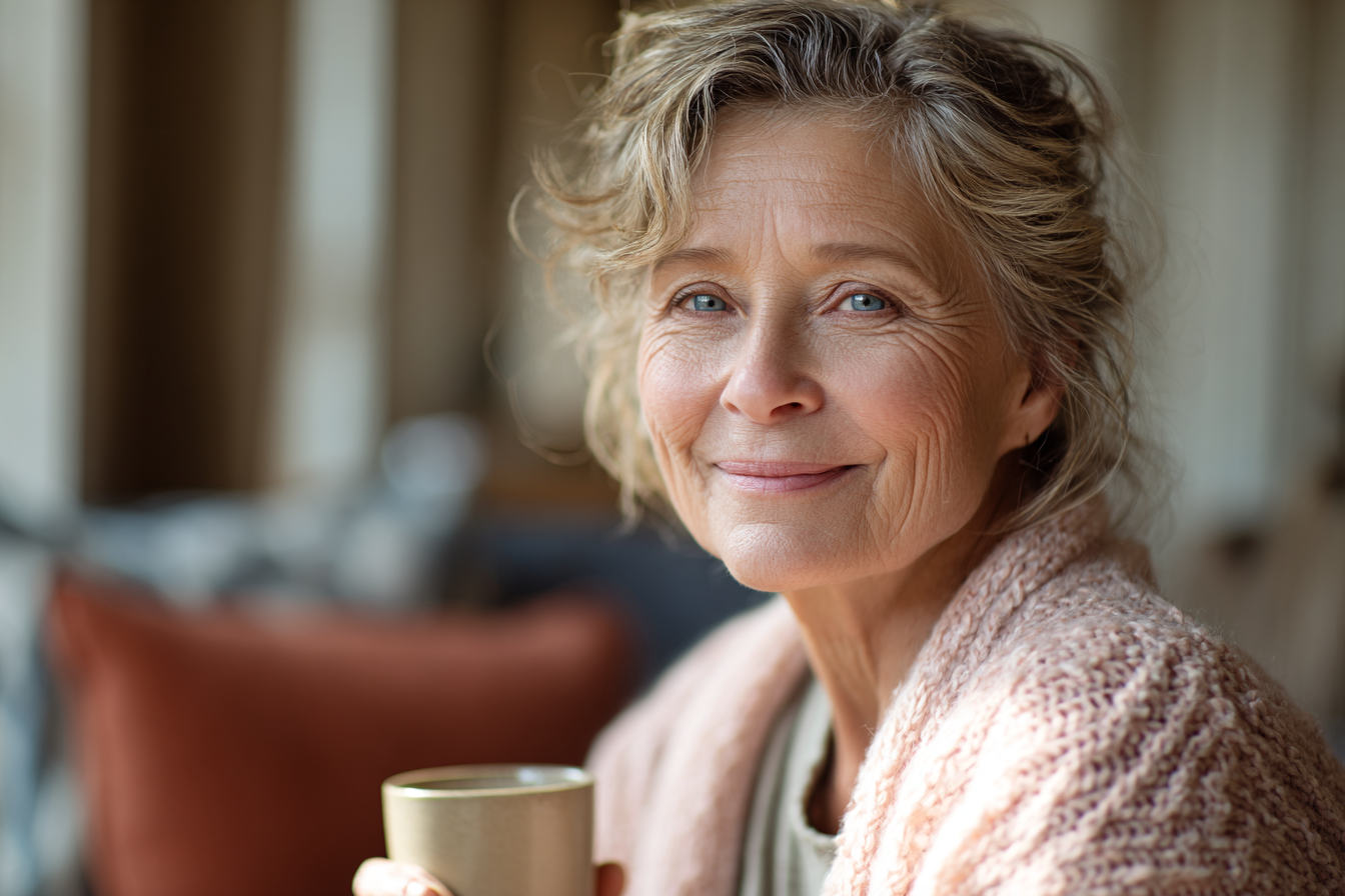 Una mujer sonriendo | Fuente: Midjourney