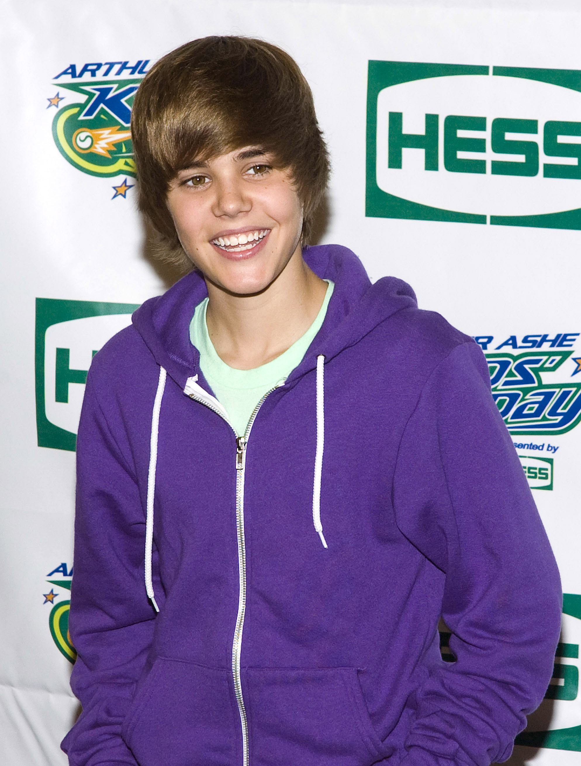 Justin Bieber asiste al Arthur Ashe Kids Day 2009 en el USTA Billie Jean King National Tennis Center el 29 de agosto de 2009, en Nueva York | Fuente: Getty Images