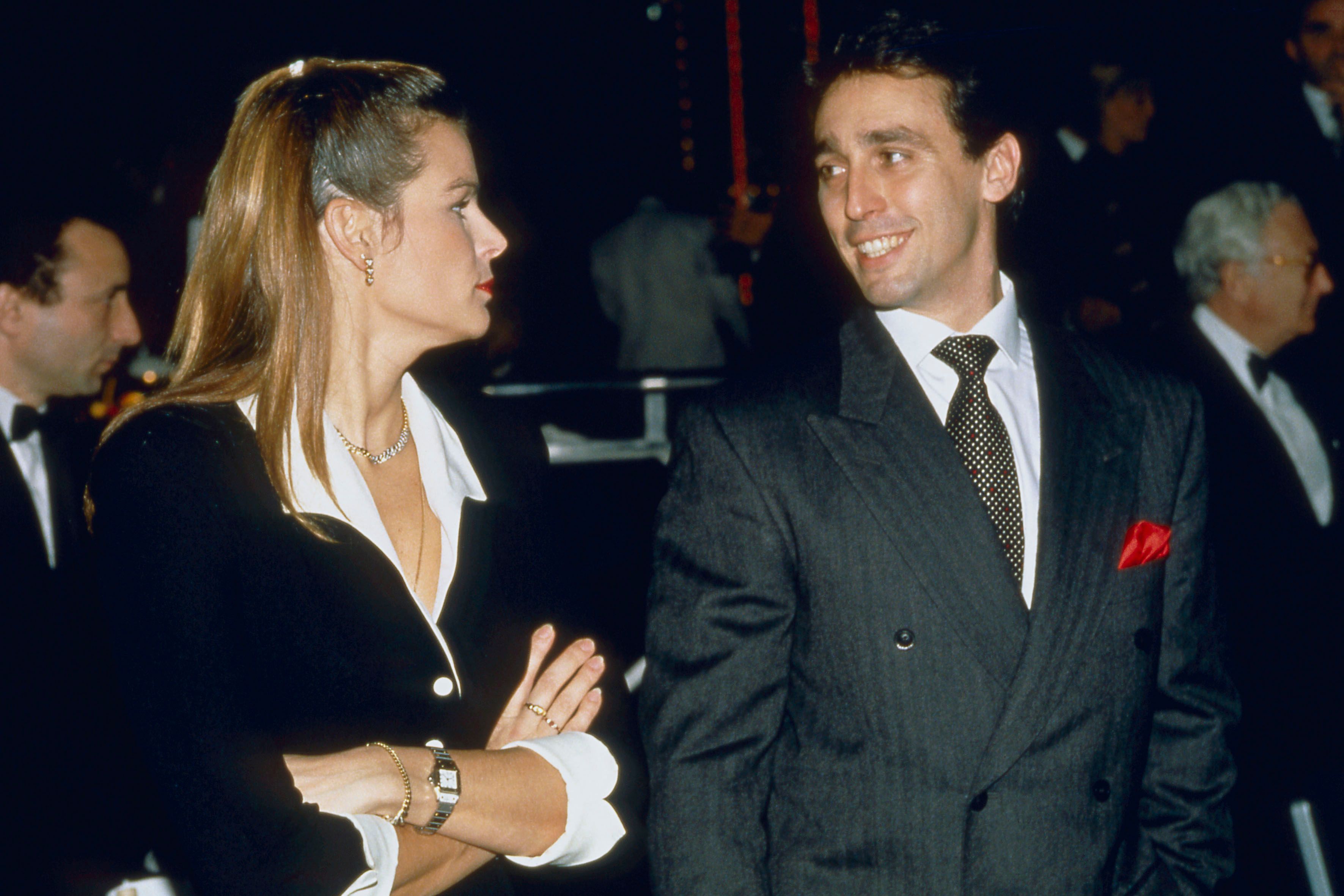 Stéphanie de Mónaco con Daniel Ducruet, el 9 de diciembre de 1994. │Foto: Getty Images