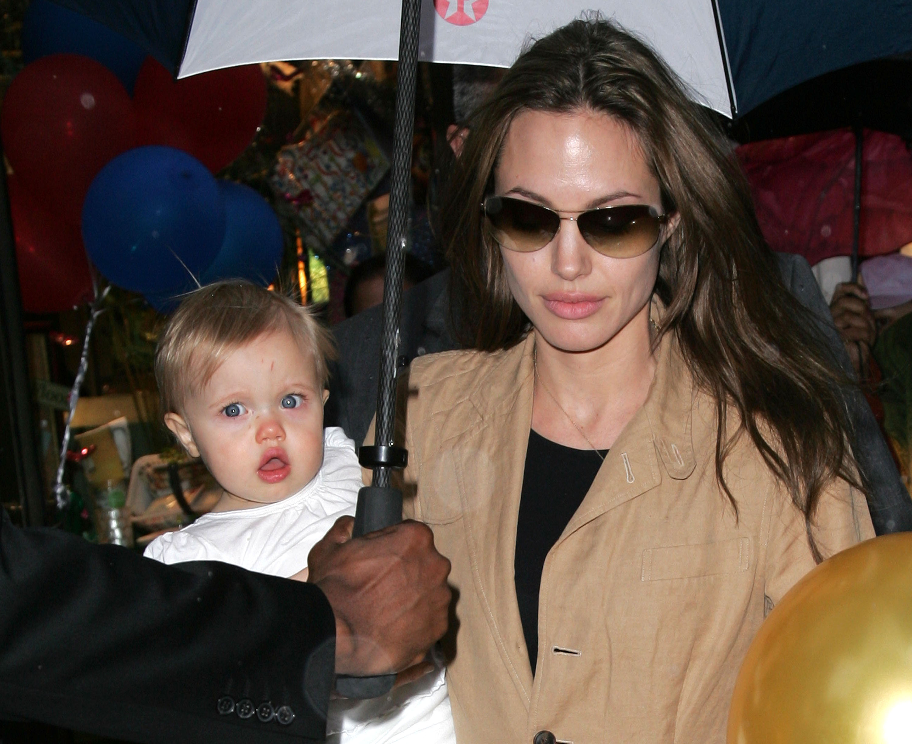 Angelina Jolie y Shiloh Jolie-Pitt en Nueva York, hacia 2007 | Fuente: Getty Images