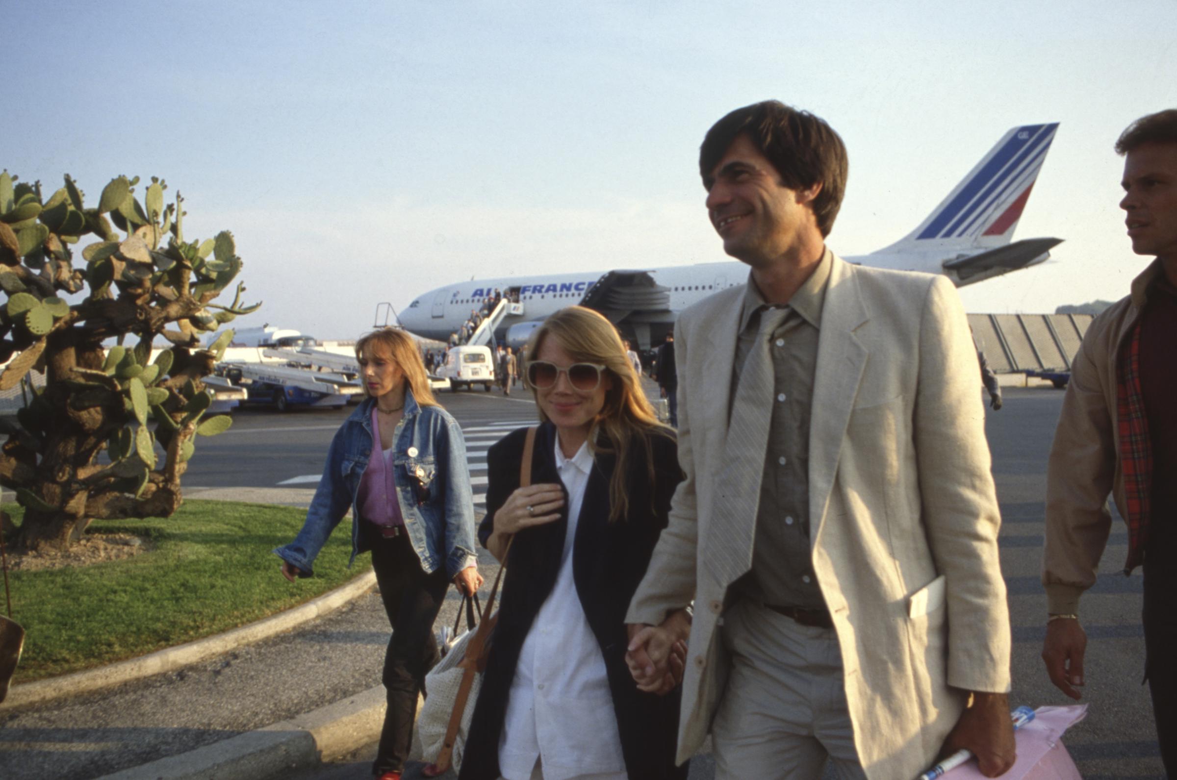 Sissy Spacek y Jack Fisk, hacia 1982. | Fuente: Getty Images