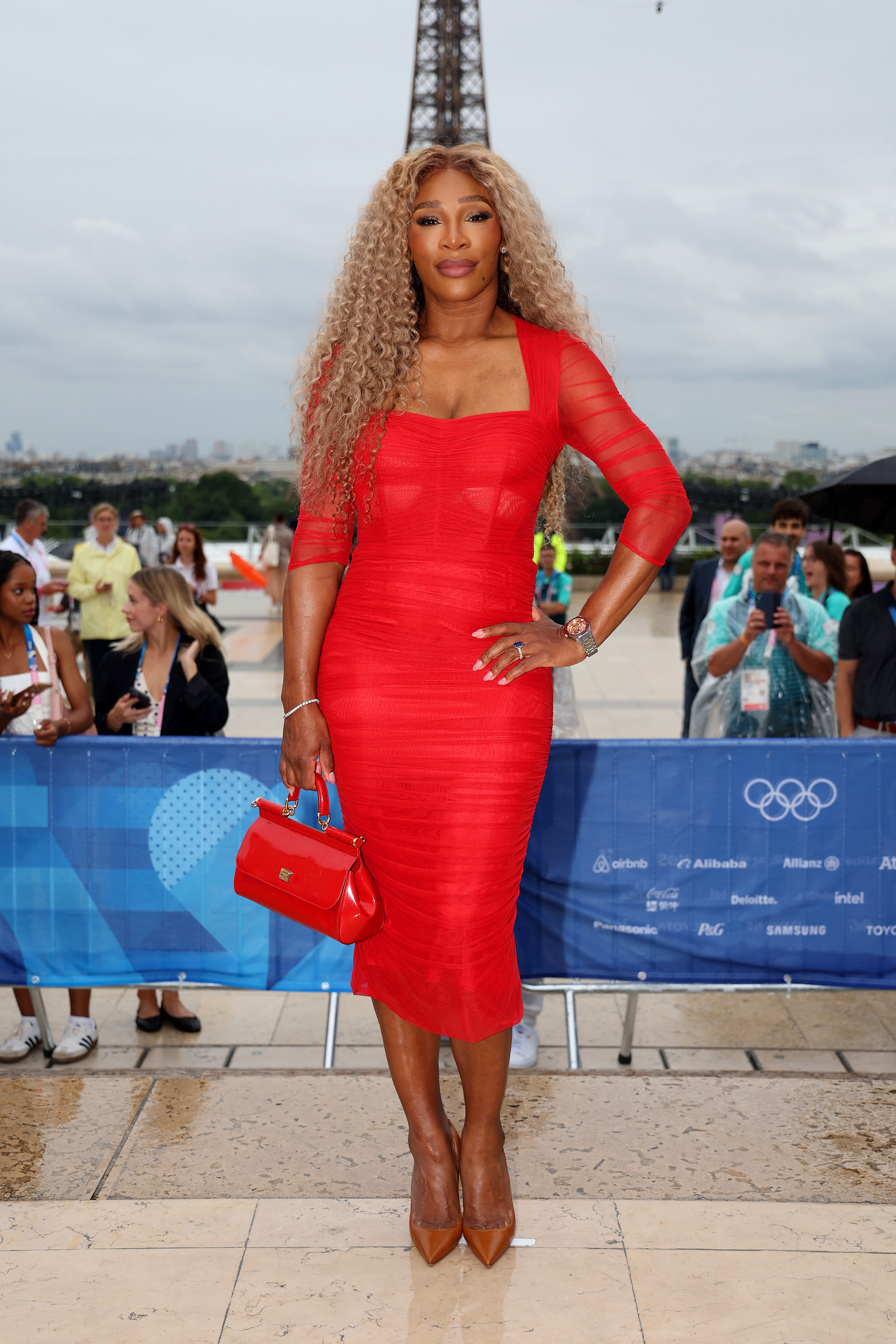 Serena Williams asiste a la alfombra roja previa a la ceremonia de inauguración de los Juegos Olímpicos de París 2024 el 26 de julio de 2024, en París, Francia | Fuente: Getty Images