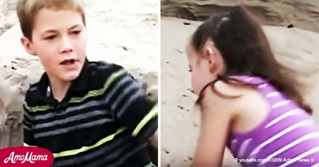 Honran a chico héroe que rescató a niña enterrada viva en cueva colapsada