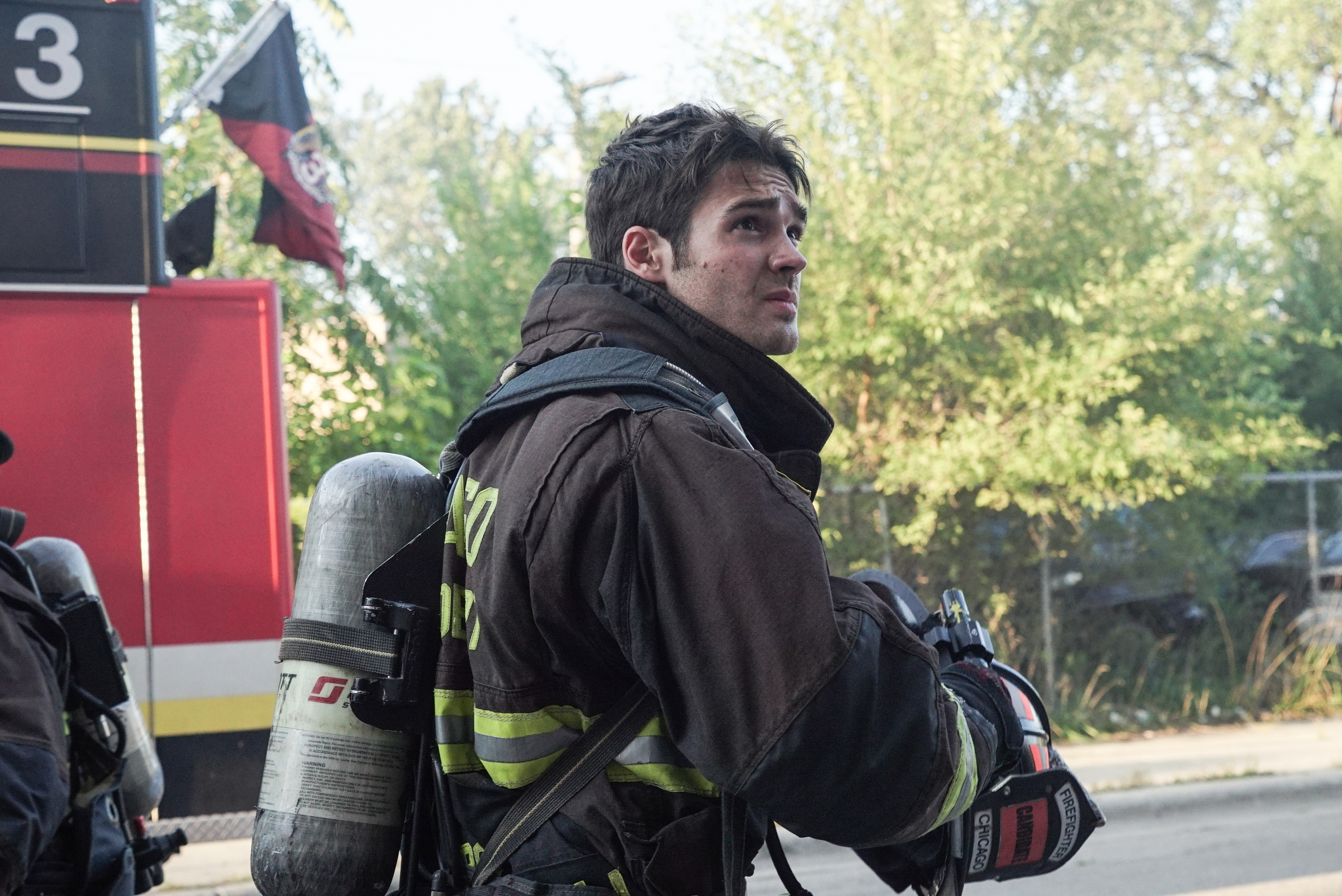 Steven R. McQueen como Jimmy Borrelli en "Chicago Fire" | Fuente: Getty Images