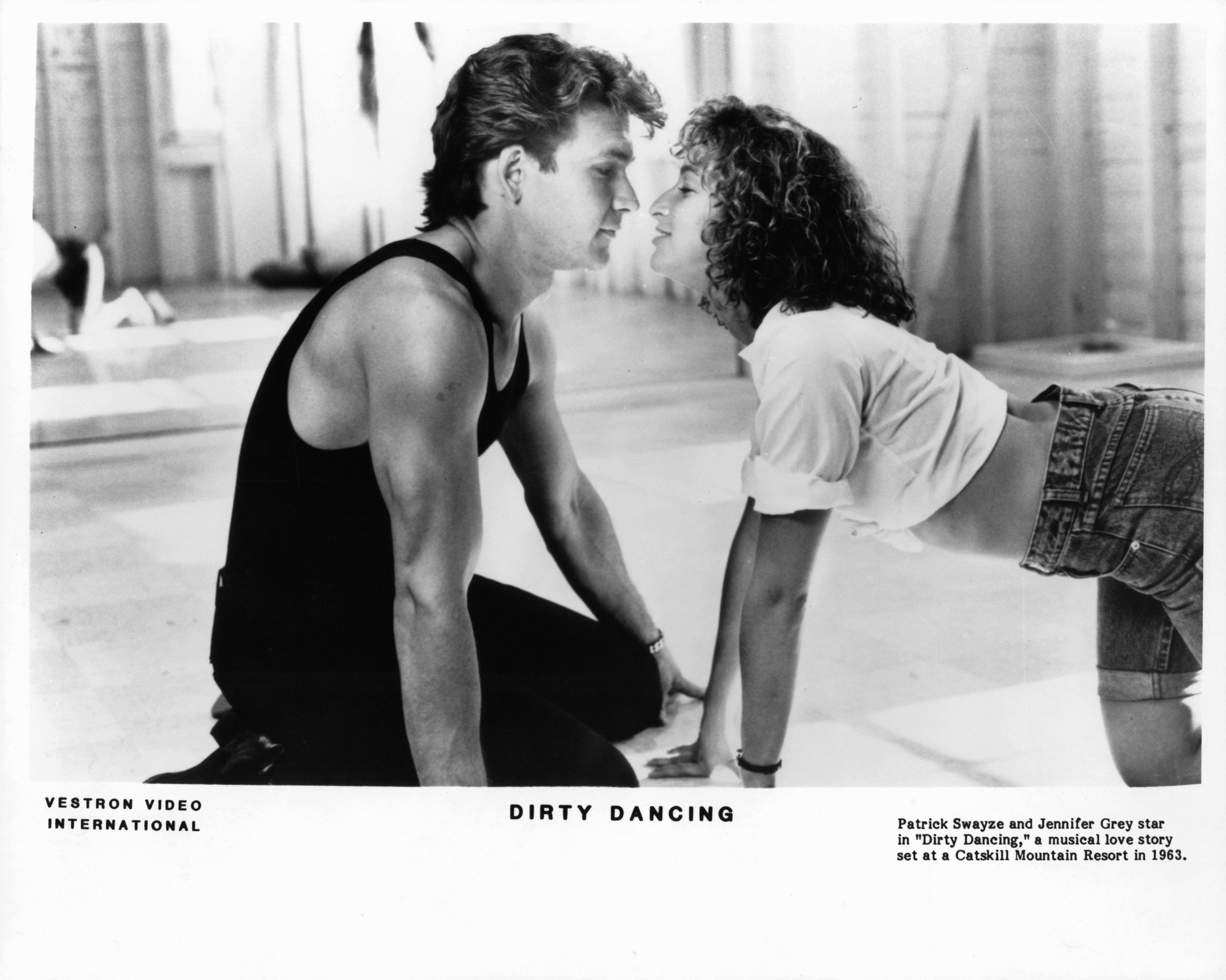 Patrick Swayze y Jennifer Grey en "Dirty Dancing", alrededor de 1987. | Foto: Getty Images
