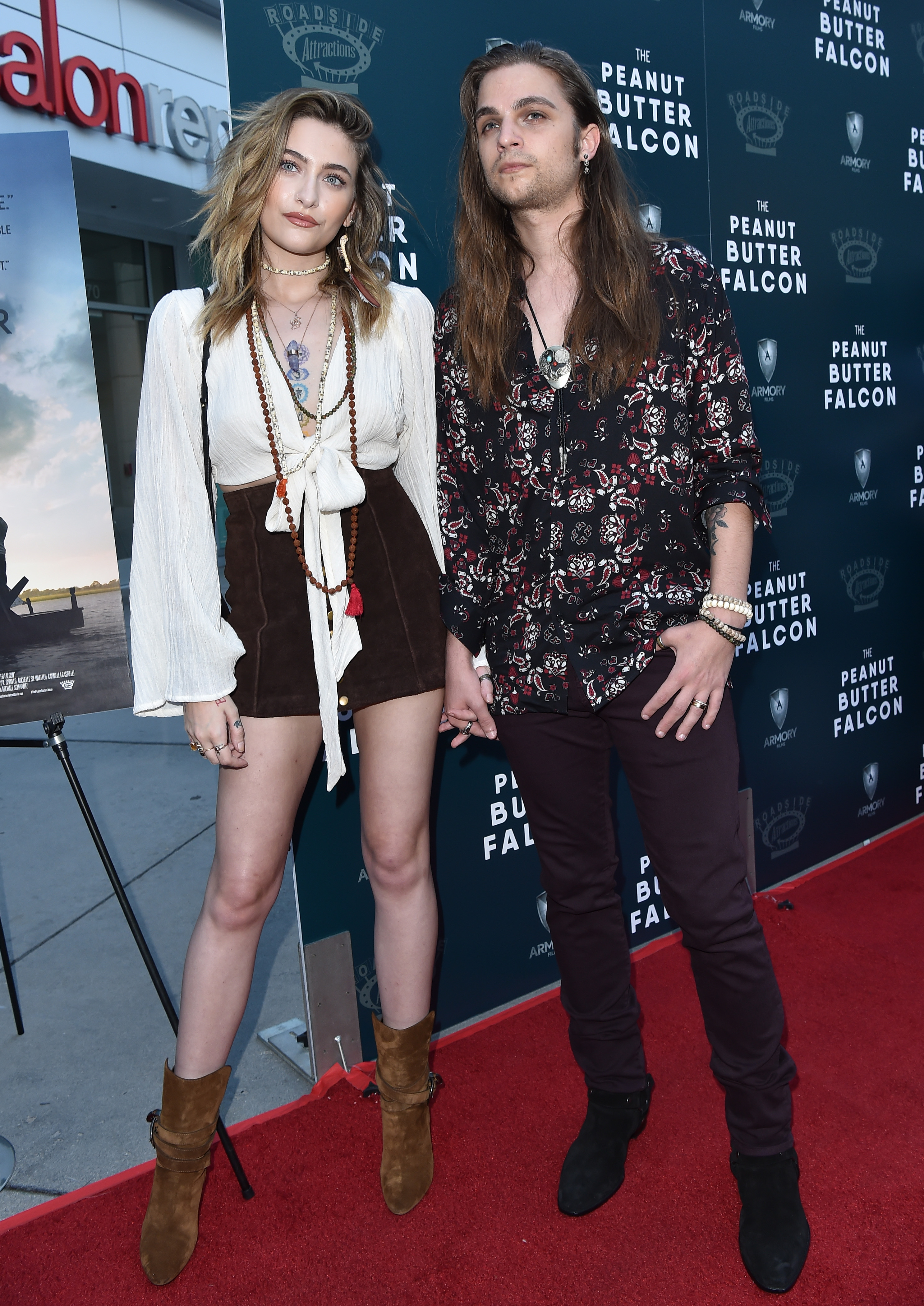 Paris Jackson y Gabriel Glenn asisten a la proyección de "The Peanut Butter Falcon" el 1 de agosto de 2019 | Fuente: Getty Images