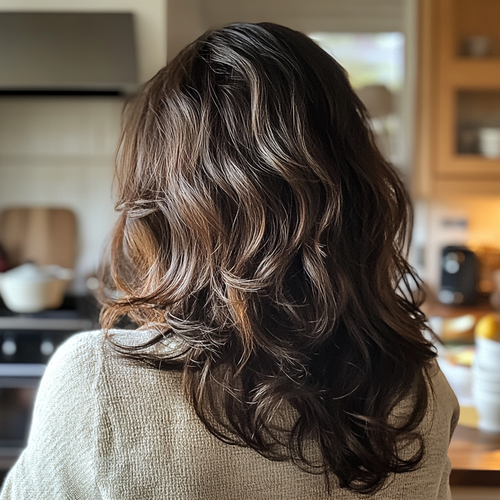 Una mujer ocupada en una cocina | Fuente: Midjourney