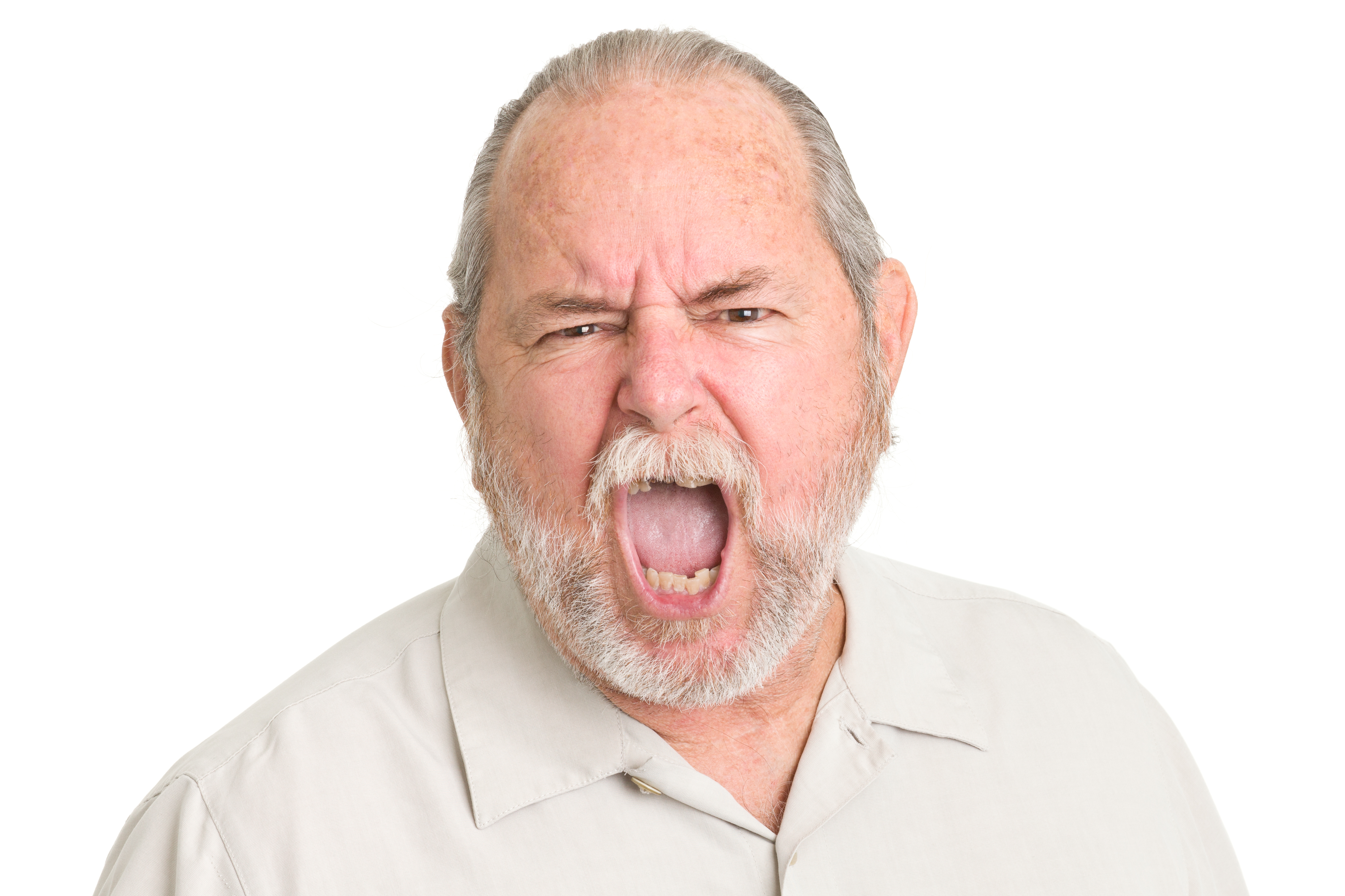 Hombre gritando | Foto: Getty Images