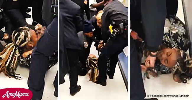 Horrendo video muestra a policías de Nueva York arrancando a bebé de brazos de su madre