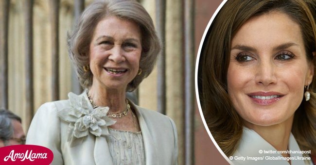 Parece que la reina Sofía no puede ver a sus nietas a causa de la reina Letizia