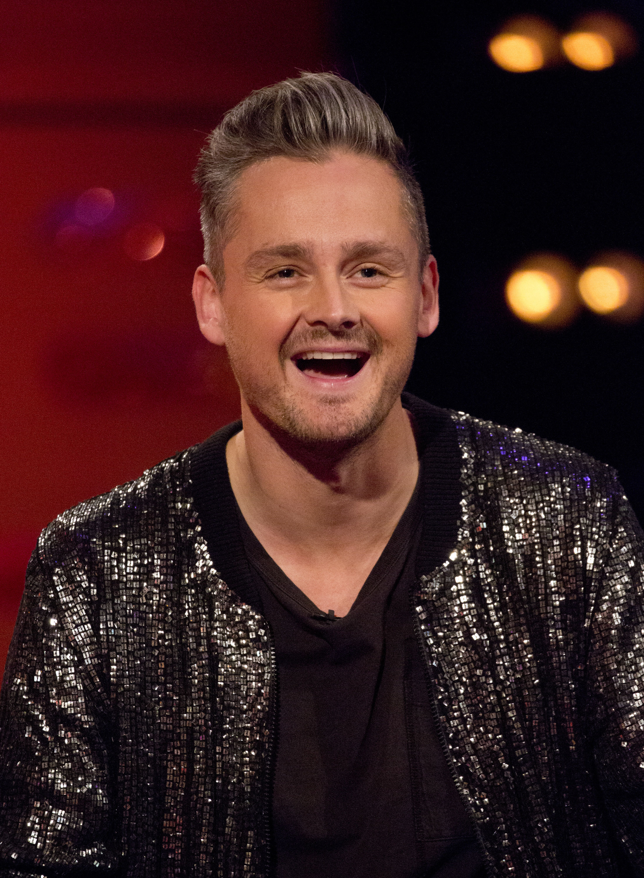 El famoso cantante en el programa "Graham Norton Show" en 2017. | Fuente: Getty Images