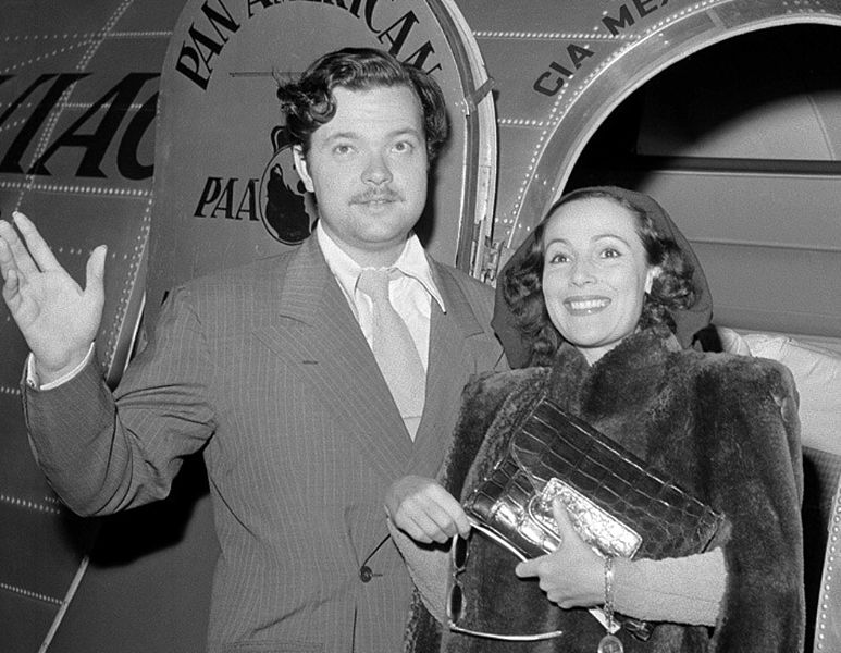 Orson Welles y Dolores del Rio, 1941. | Imagen: Wikipedia