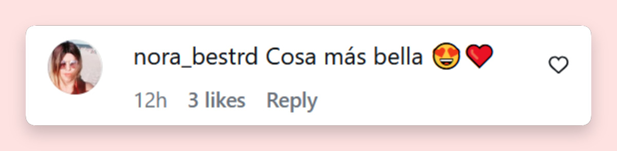 Comentario de una persona sobre la publicación de Gonzalo Heredia junto a su hijo Eloy | Fuente: Instagram/gonzaloezequielheredia