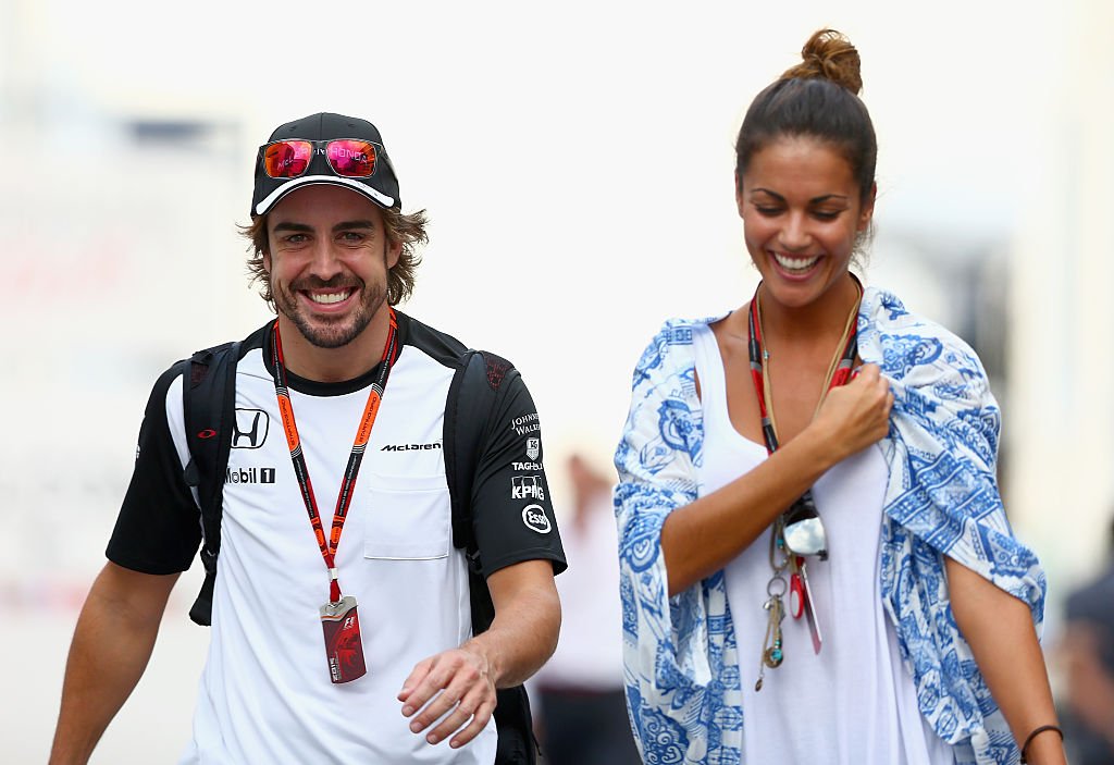 Fernando Alonso y Lara Álvarez.| Fuente: Getty Images