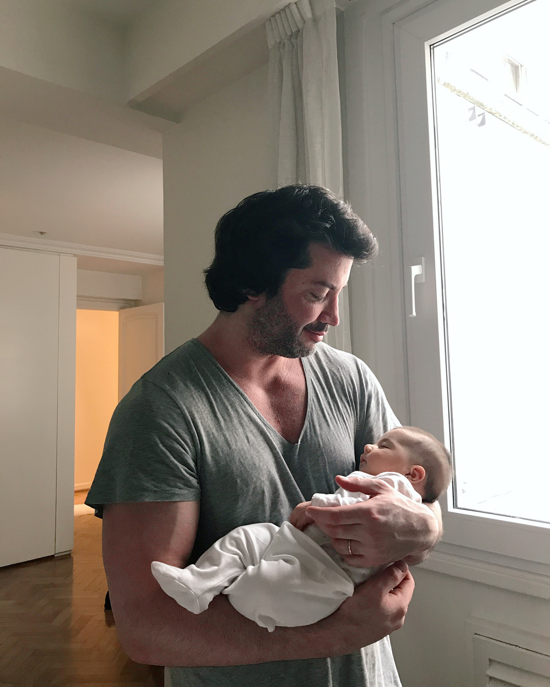 Marcelo Da Corte junto a su hija Delfina | Fuente: Instagram/solcitoabraham