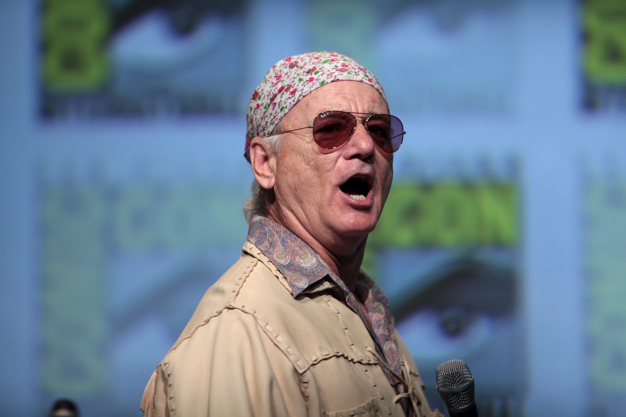 Bill Murray en el Comic Con Internacional de San Diego, el 9 de julio de 2015 en San Diego, California. | Foto: Gage Skidmore/Flickr