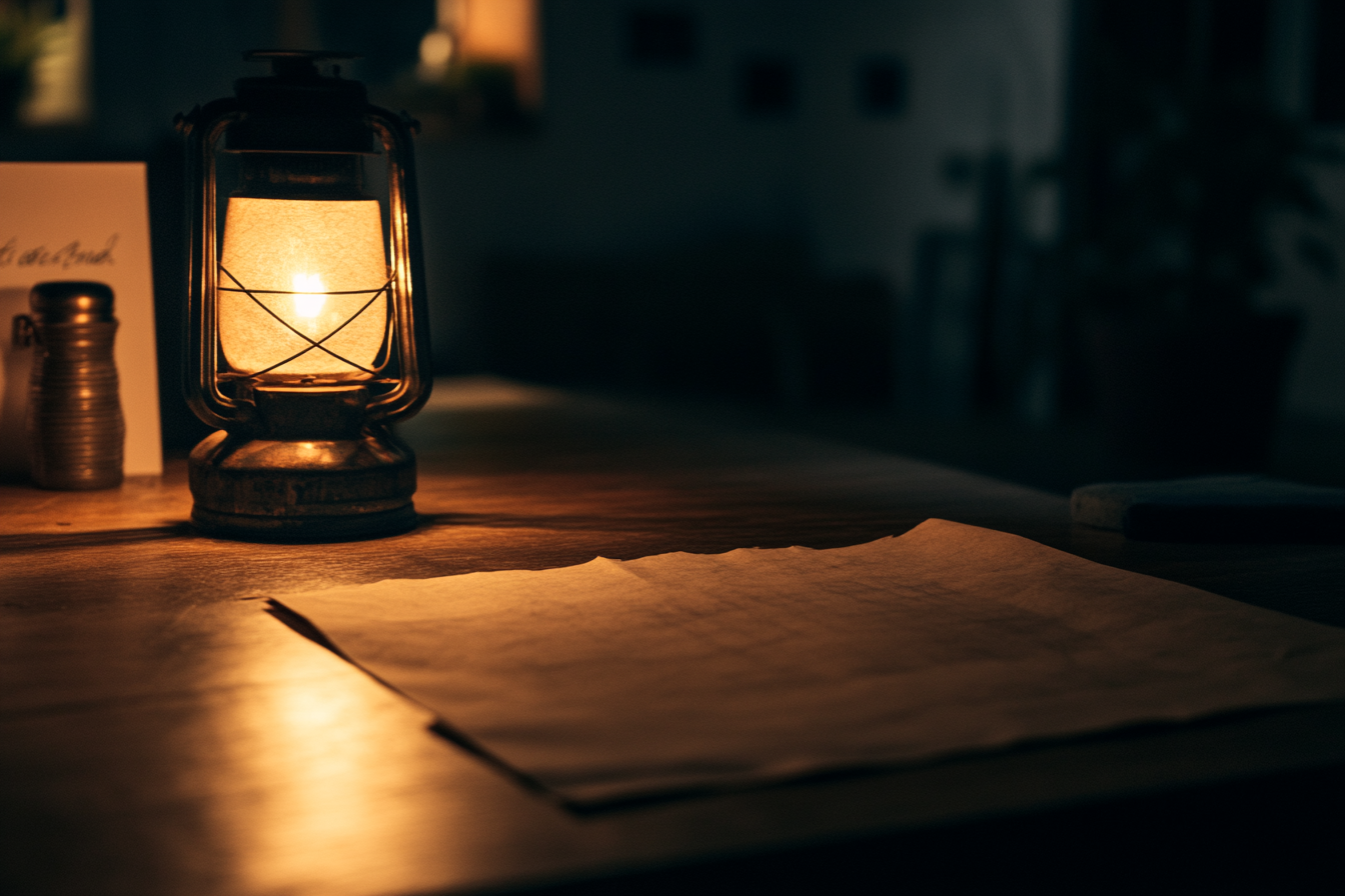 Una carta sobre una mesa | Fuente: Midjourney
