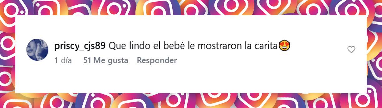 Comentario de una usuaria | Fuente: Instagram/officialbenedictolopez99