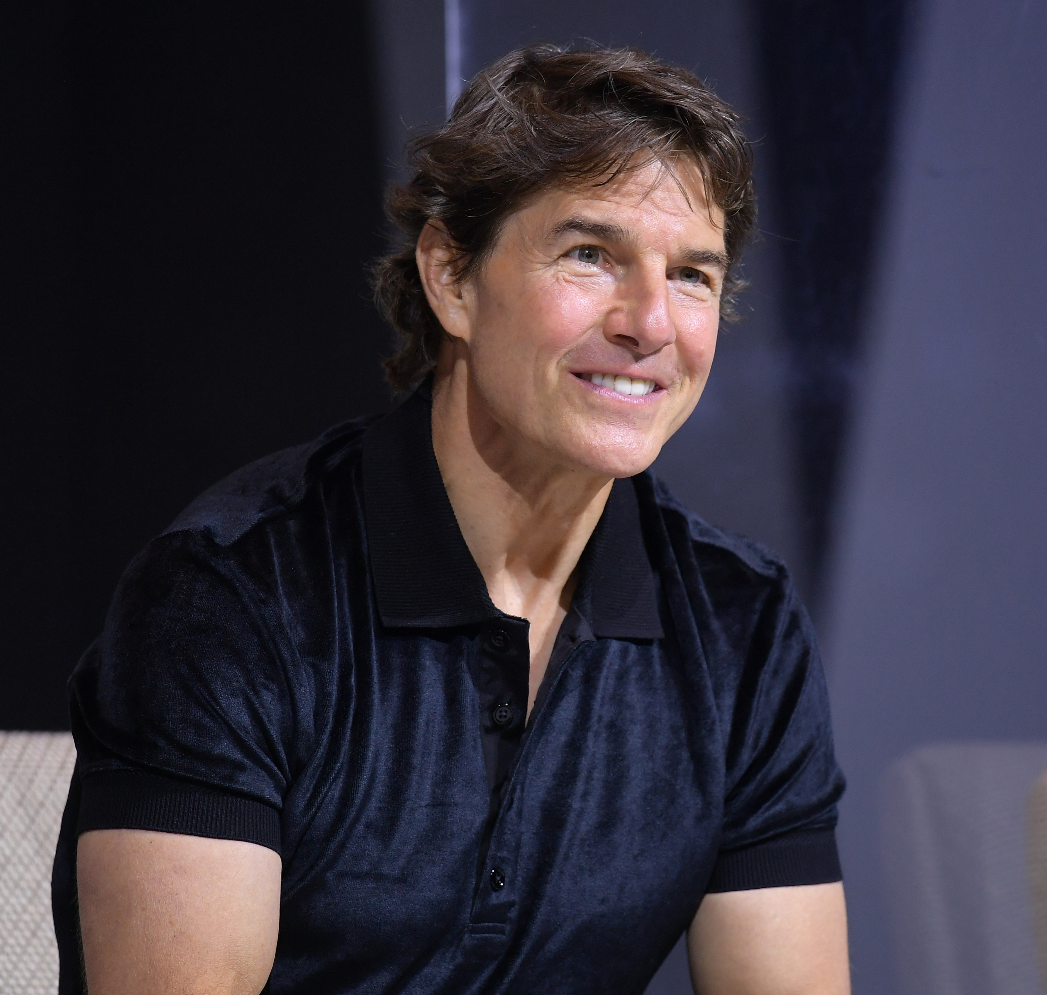 Tom Cruise durante una conferencia de prensa de "Top Gun: Maverick" en Seúl, Corea del Sur, el 20 de junio de 2022. | Fuente: Getty Images