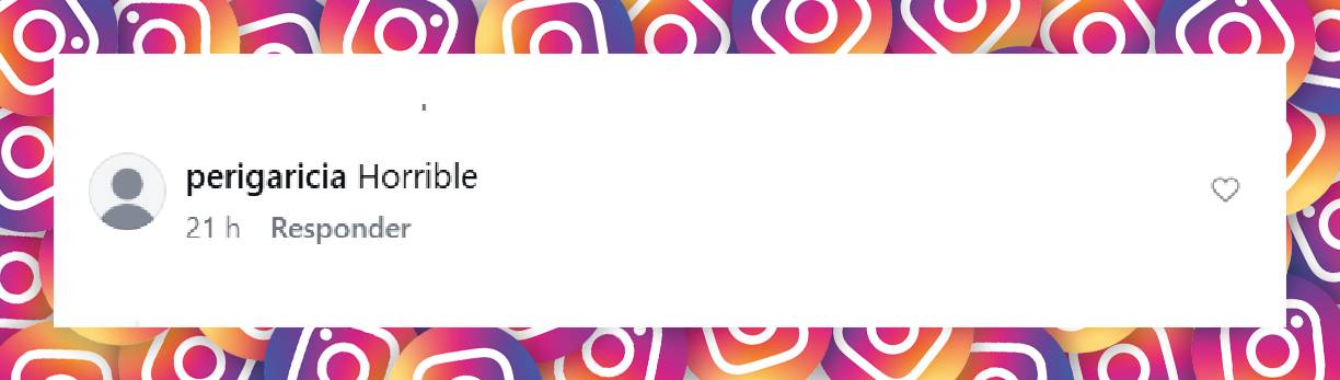 Comentario de una usuaria sobre el look de Juana Viale | Fuente: Instagram/juanavialeoficial
