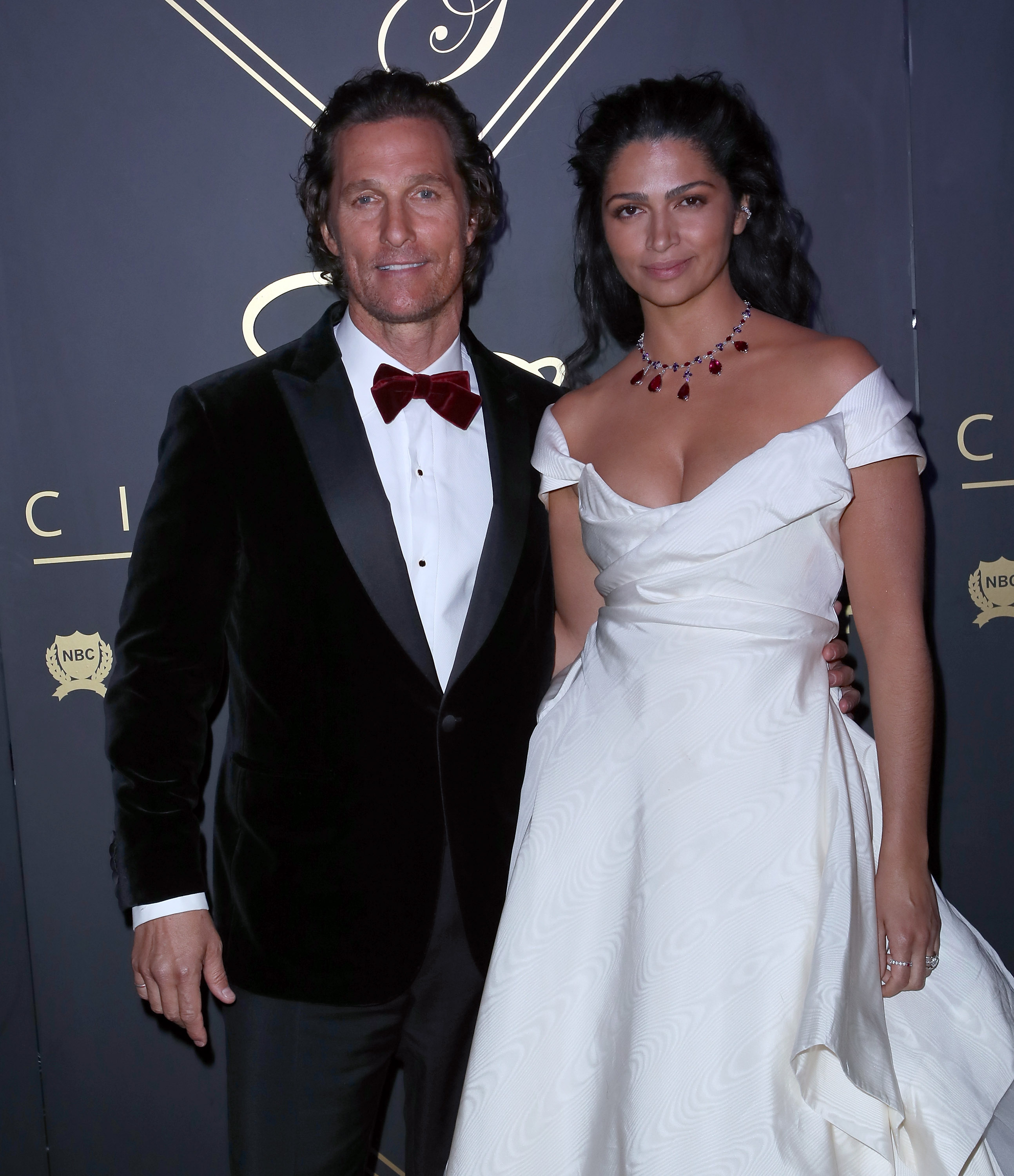 Matthew McConaughey y Camila Alves en la City Gala 2018 en Universal Studios Hollywood el 4 de marzo. | Fuente: Getty Images