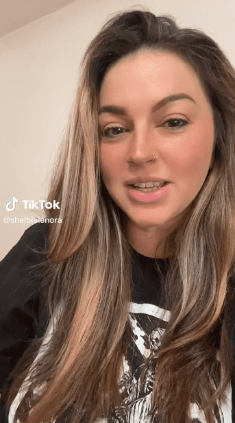 Shelbie Martin en un vídeo de TikTok. | Foto: tiktok.com/shelbielenora