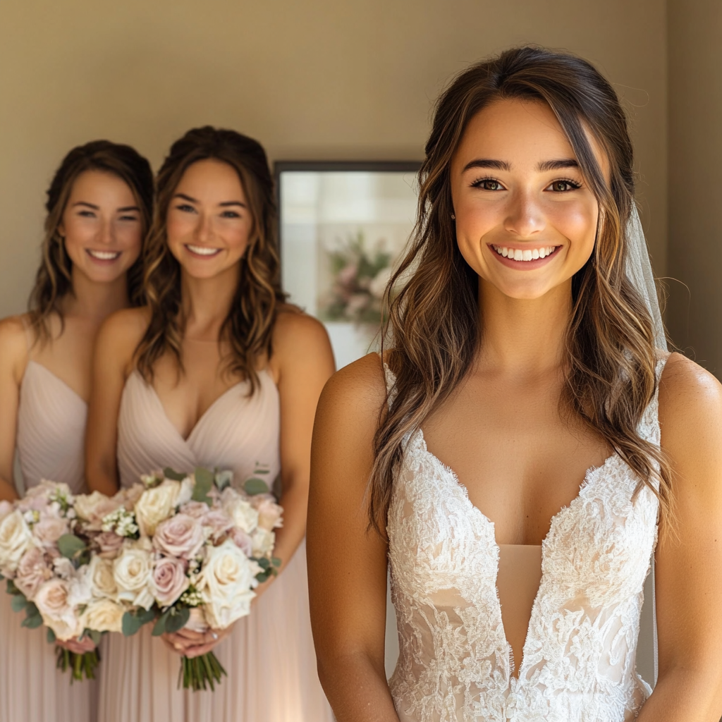 La novia y sus damas de honor | Fuente: Midjourney