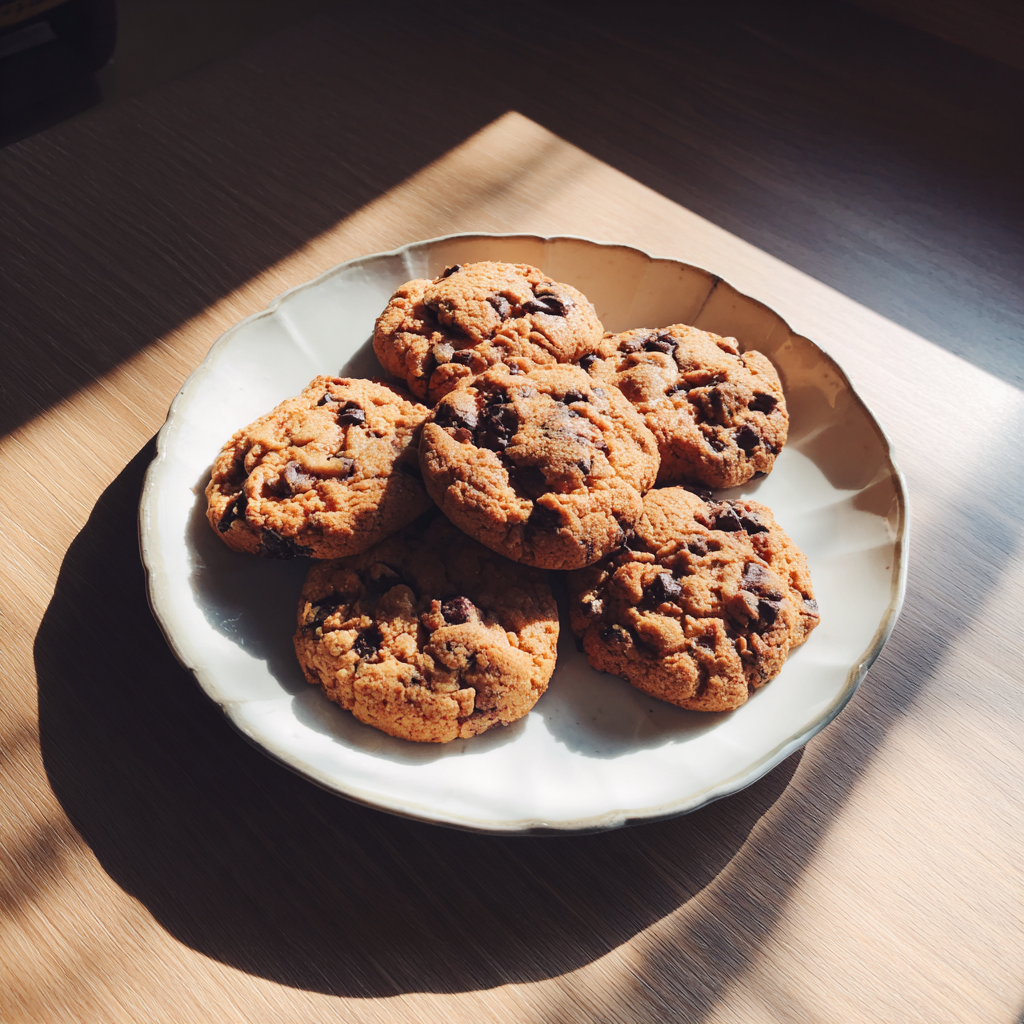Un plato de galletas | Fuente: Midjourney