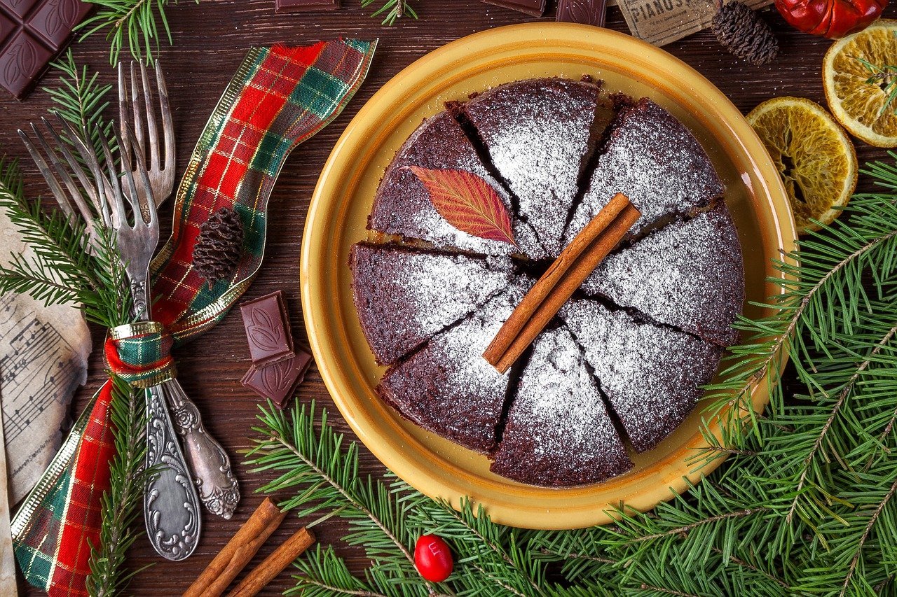 Torta navideña. | Foto: Pixabay
