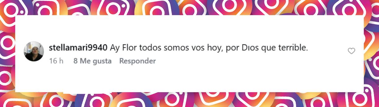 Comentario de una usuaria | Fuente: Instagram/flordelave