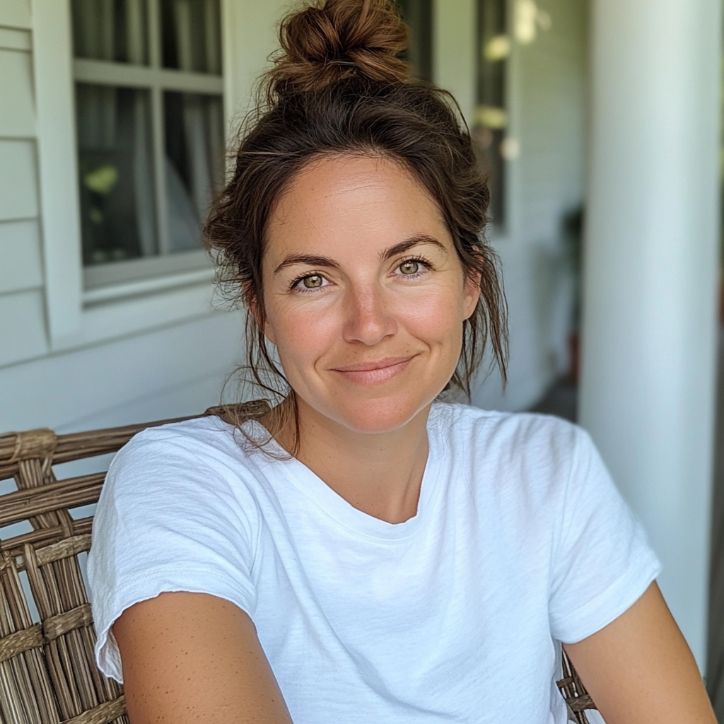 Una mujer sonriente | Fuente: Midjourney