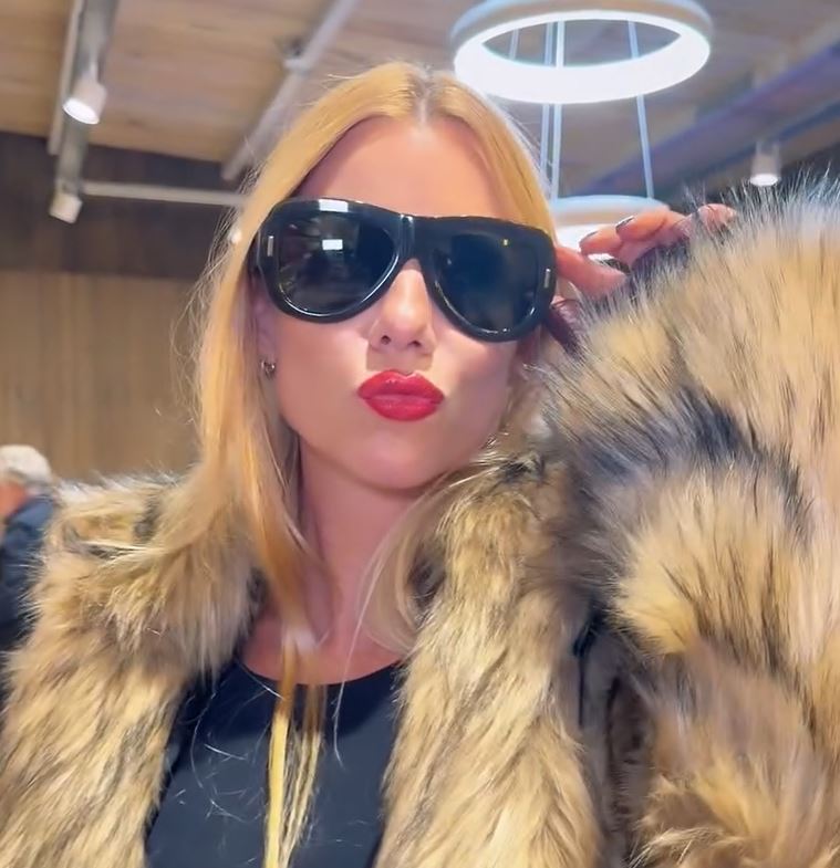 Nicole Neumann con un look de piel sintética Nicole Neumann | Fuente: Instagram/nikitaneumannoficial