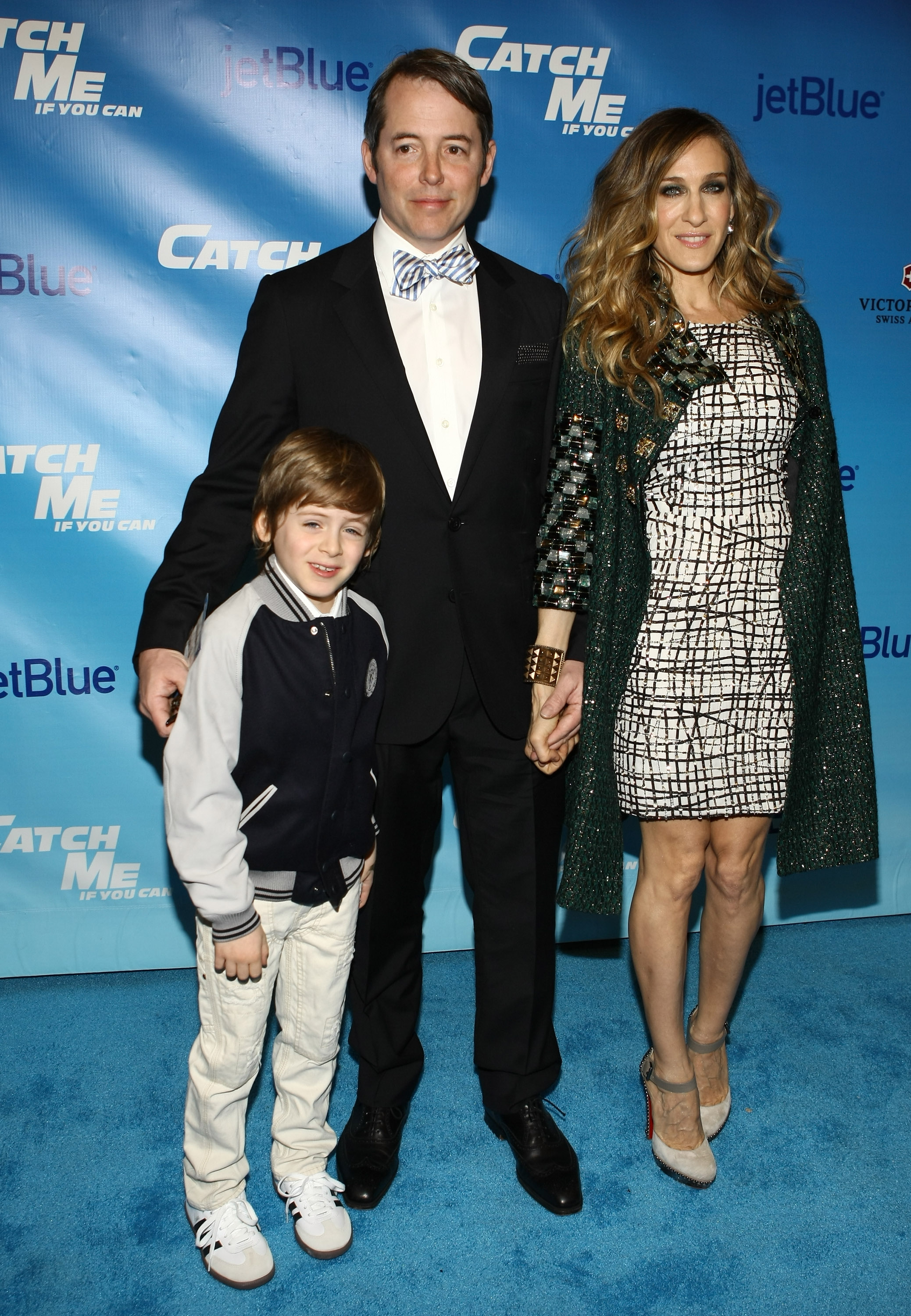 Incluso antes de que sus aspiraciones como actor se hicieran públicas, James acompañaba a sus padres a eventos de Broadway, incluida la inauguración de Catch Me If You Can en 2011. | Fuente: Getty Images.
