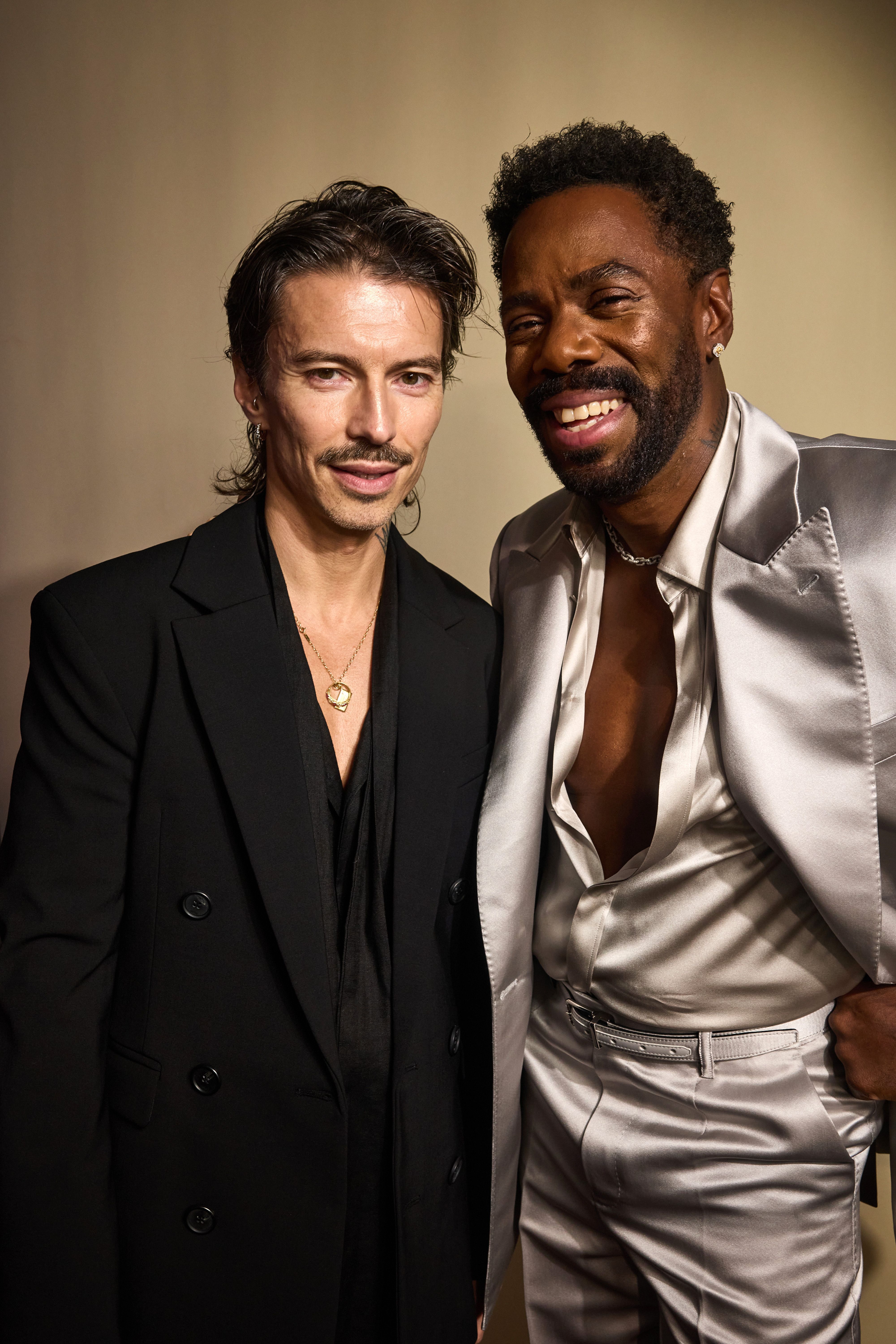 Colman Domingo y su esposo posando durante la entrega de los Premios Independent Spirit en Santa Mónica, California, el 22 de febrero de 2025. | Fuente: Getty Images