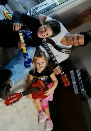 Hernán Drago junto a sus hijos | Fuente: YouTube/Telefe