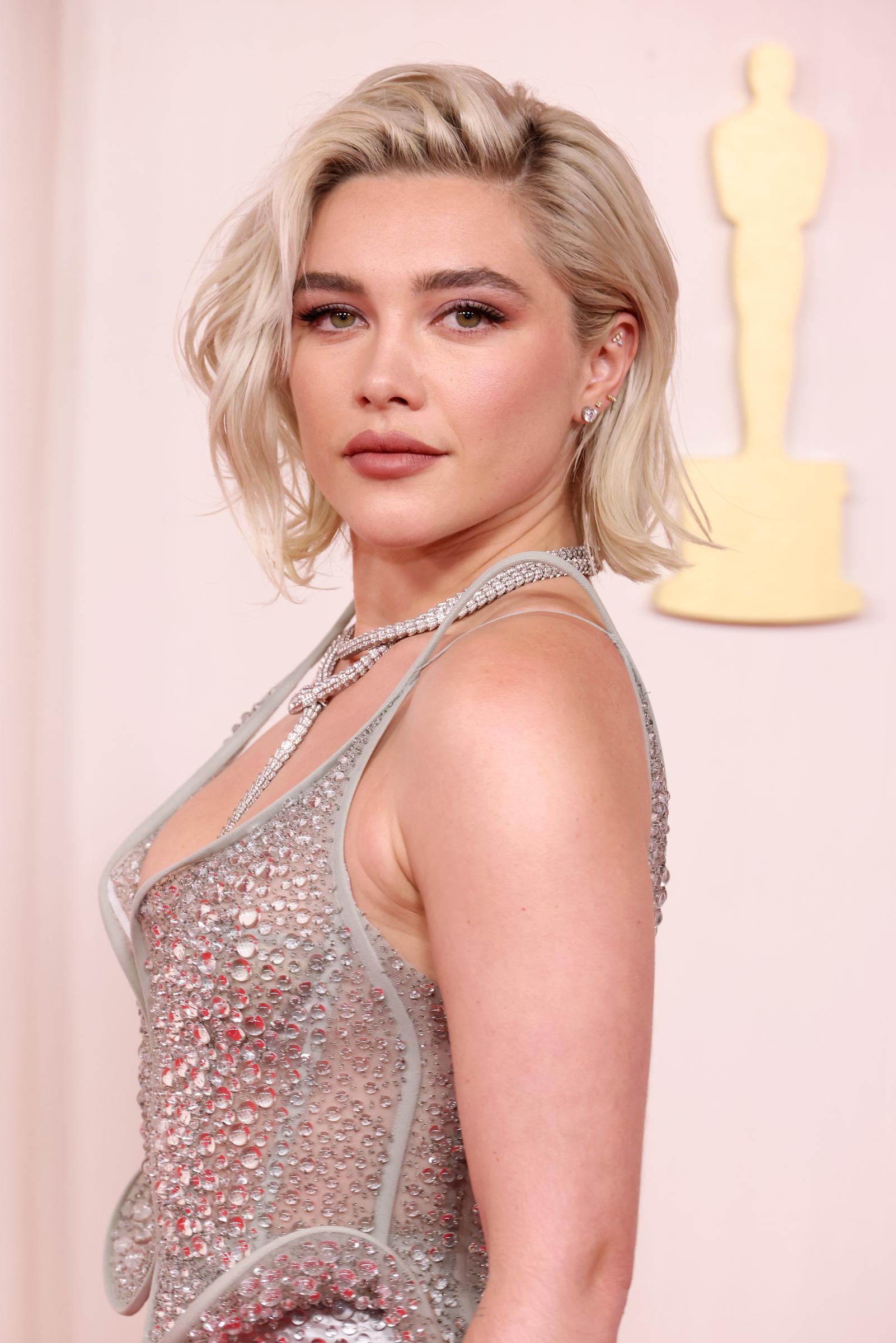 Florence Pugh asiste a la 96ª edición de los Premios de la Academia el 10 de marzo de 2024, en Hollywood, California | Fuente: Getty Images