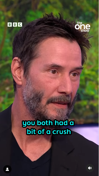 Keanu Reeves durante una entrevista en "The One Show", de un vídeo publicado el 24 de octubre de 2024 | Fuente: Instagram/bbctheoneshow