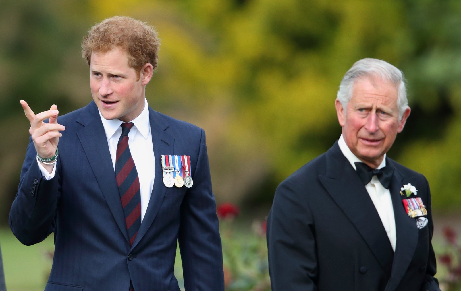 El príncipe Harry y su padre en junio del 2015. │Foto: Getty Images