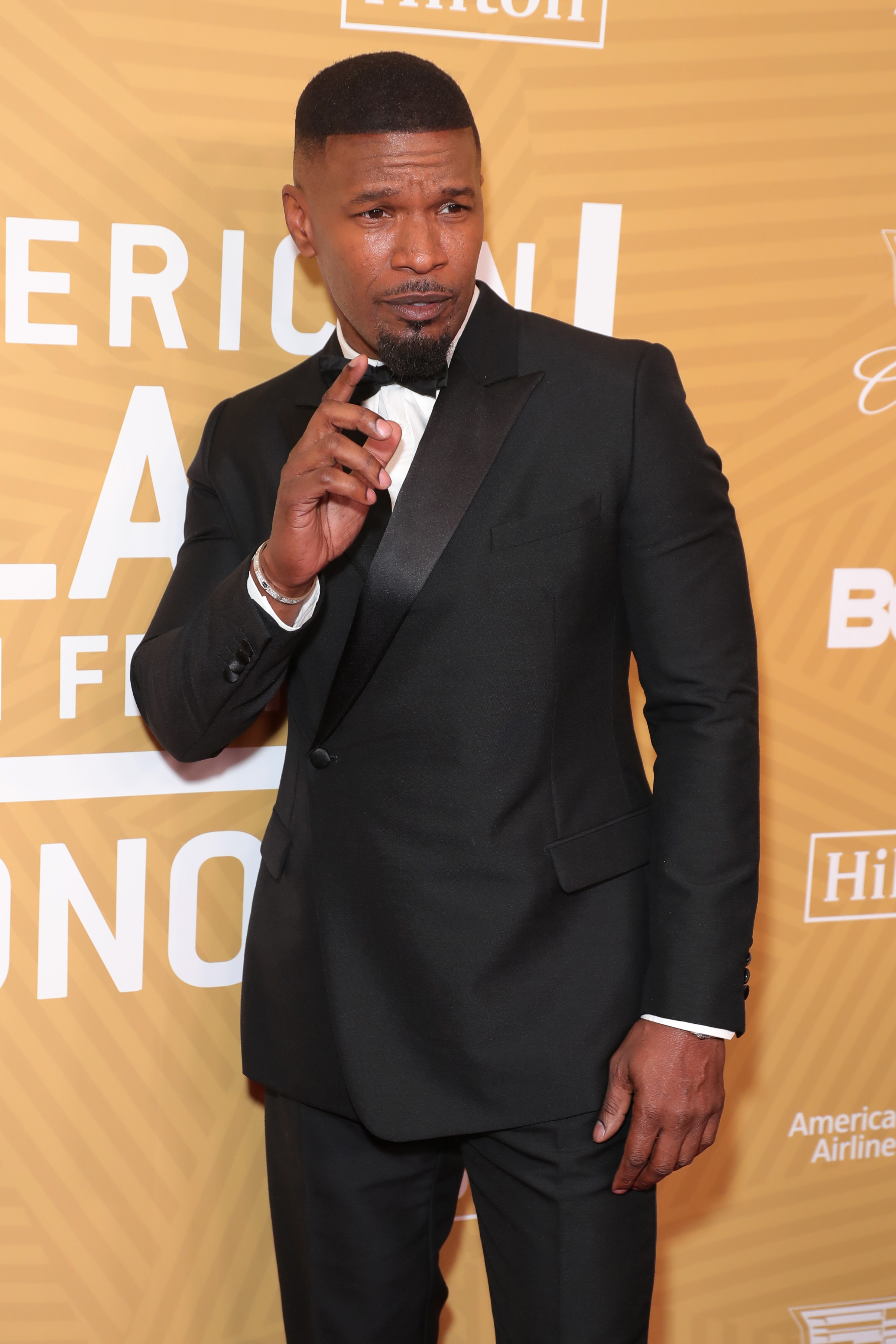 Jamie Foxx en la ceremonia de entrega de premios del American Black Film Festival Honors en Beverly Hills, California, el 23 de febrero de 2020 | Foto: Getty Images