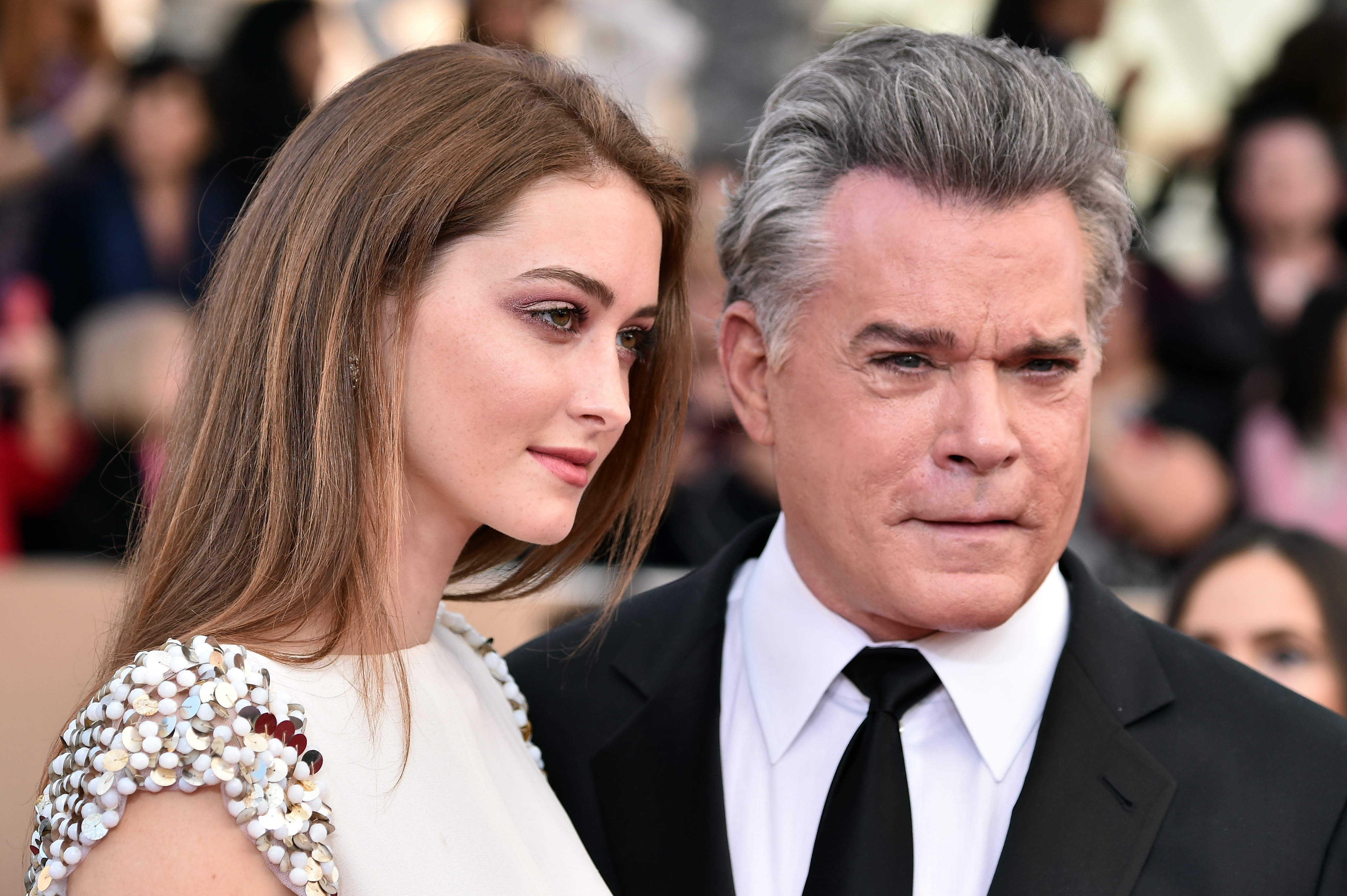 Karsen Liotta y Ray Liotta asisten a la 22ª edición de los Premios Anuales del Sindicato de Actores el 30 de enero de 2016, en Los Ángeles, California | Fuente: Getty Images