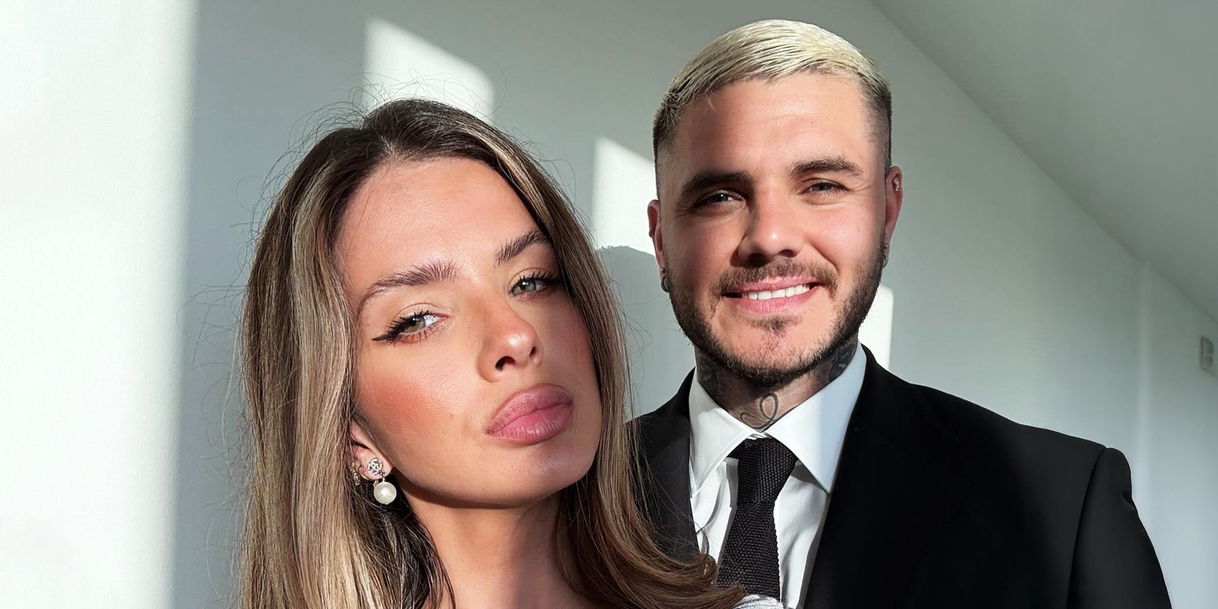 Eugenia Suárez y Mauro Icardi. | Fuente: Instagram/sangrejaponesa