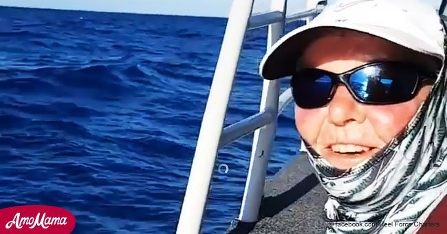 Anciana atrapó un "monstruo" del tamaño de un sofá, en un viaje de pesca informal