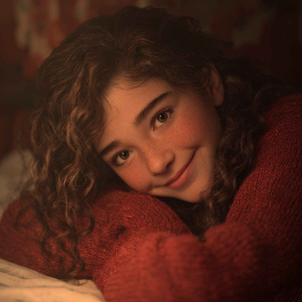 Un'adolescente sorridente | Fonte: Midjourney