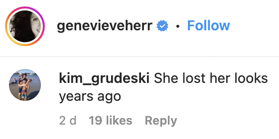 "Perdió su belleza hace años" | El comentario de un fan en el post de Genevieve Herr sobre Julia Roberts como imagen de Chopard el 16 de marzo de 2023. | Foto: Instagram/genevieveherr