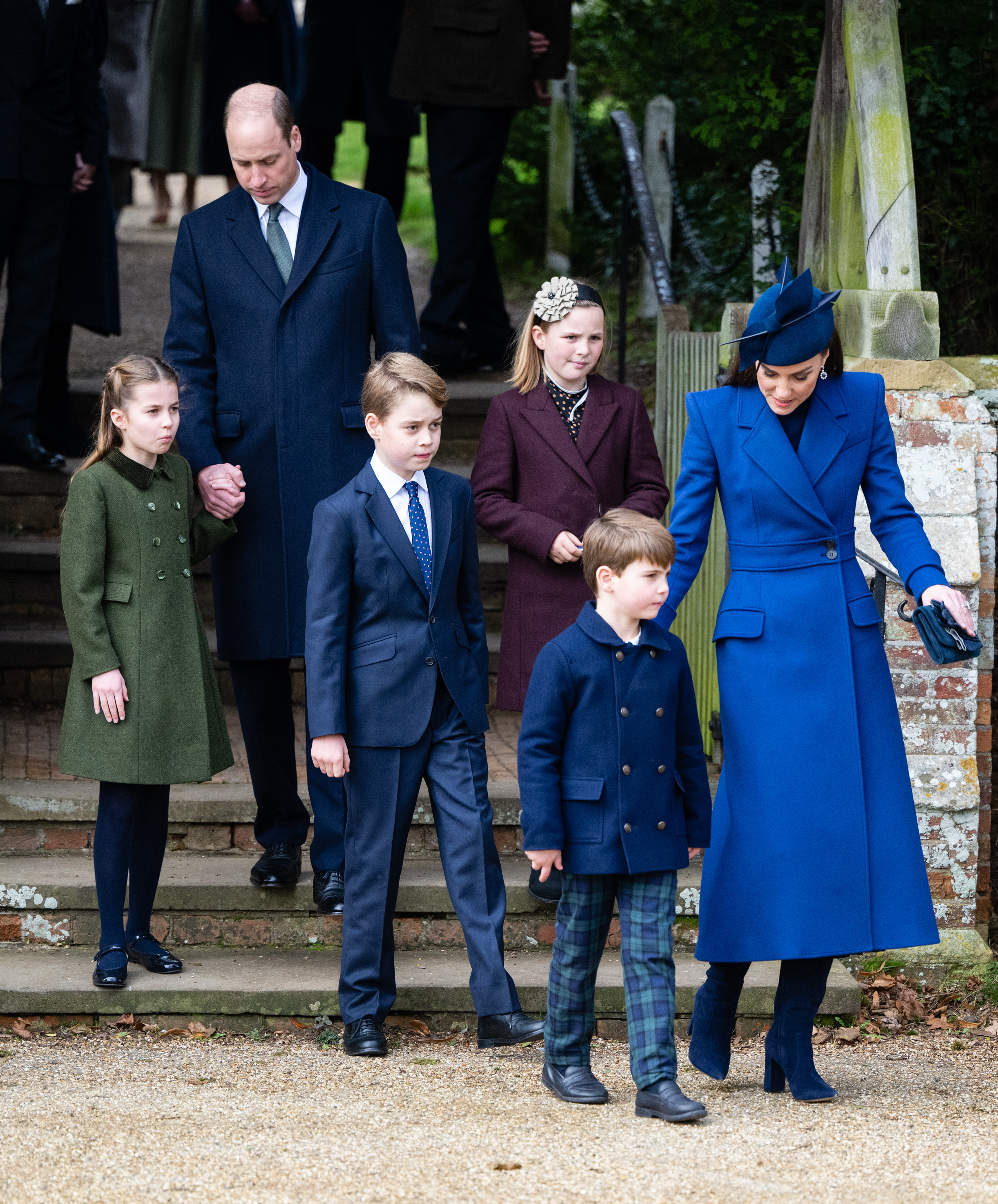Catherine, princesa de Gales, y William, príncipe de Gales, con el príncipe Louis, el príncipe George y la princesa Charlotte, 2023 | Foto: Getty Images