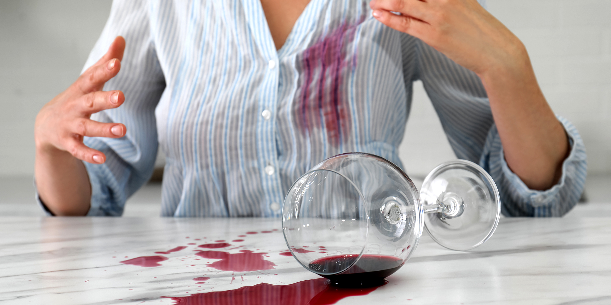 Copa de vino derramada | Foto: Shutterstock