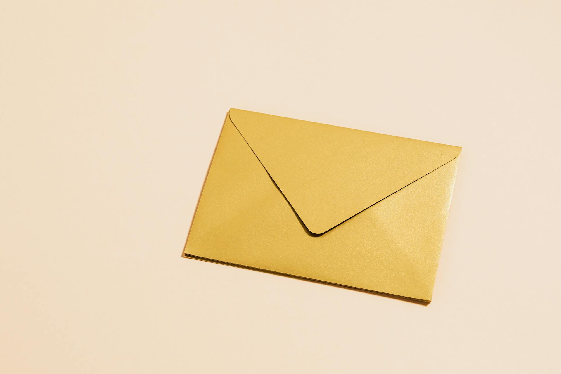 Um envelope | Fonte: Pexels