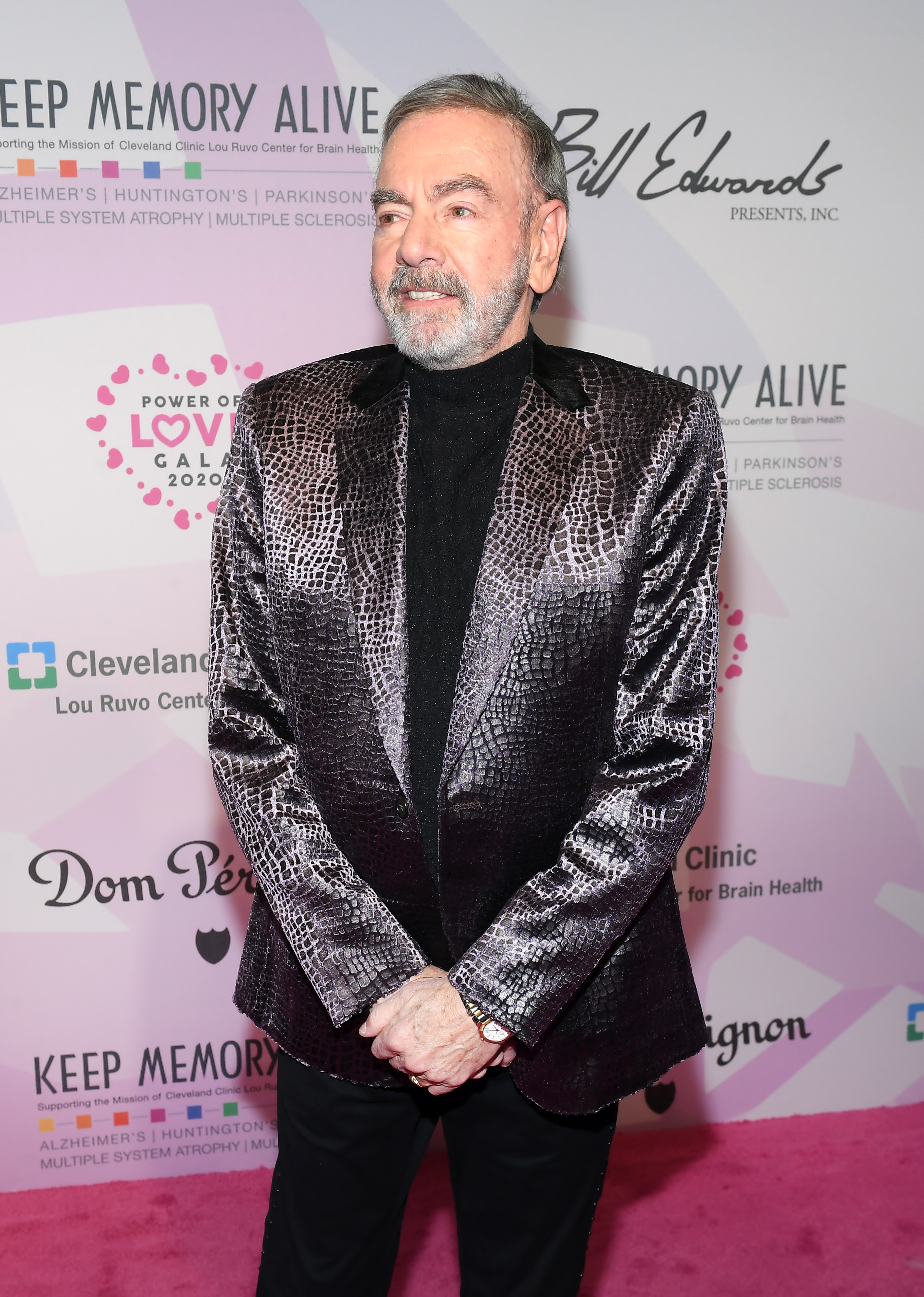 El famoso cantante en la 24.ª edición anual de la Gala "El poder del amor" de Keep Memory Alive, organizada por el Centro Lou Ruvo para la salud cerebral de la Clínica Cleveland, el 7 de marzo de 2020, en Las Vegas, Nevada. | Fuente: Getty Images