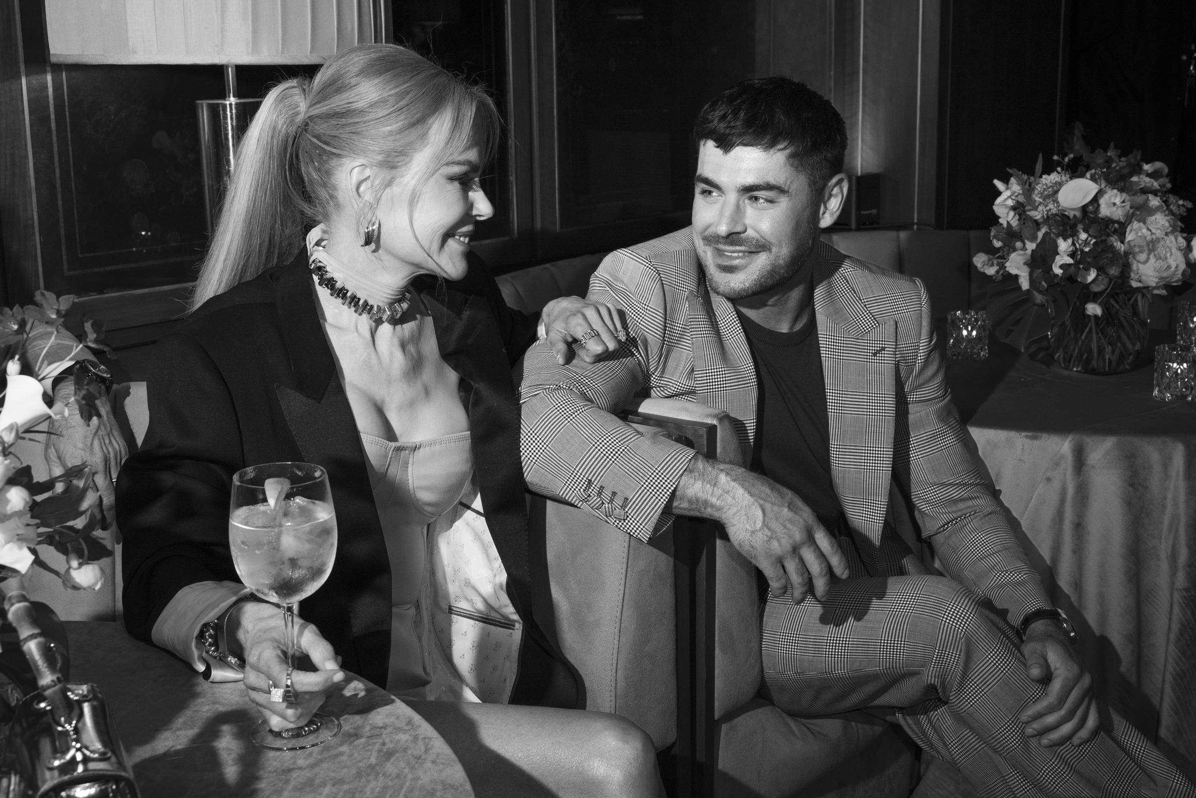 Nicole Kidman y Zac Efron asisten a la fiesta posterior al estreno mundial de "A Family Affair" de Netflix en el Sunset Tower Hotel Hollywood de Los Ángeles, California, el 13 de junio de 2024 | Fuente: Getty Images